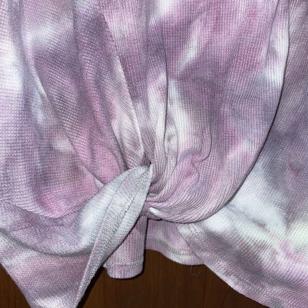 Cherish M Art To Wear Purple Tie Dye Twist Front Lagenlook Tunic/Dress Boho View 6